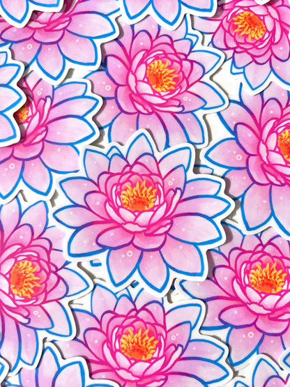 Lotus Sticker - silverstar.nz