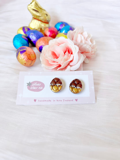 Easter Egg Polymer Clay Studs