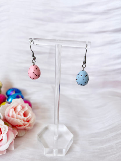 Mini Egg Polymer Clay Earrings
