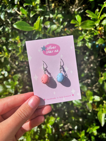 Mini Egg Polymer Clay Earrings